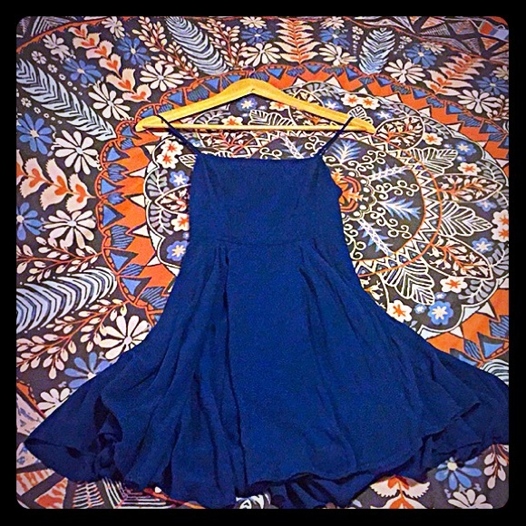 Silence + Noise Blue Dress Urban Outfitters - Picture 3 of 5